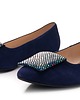 baleriny damskie Baleriny Zamszowe   (6713) 2