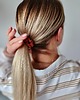 gumki do włosów Gumka jedwabna, scrunchie, frotka copper sunset MINI 2