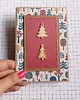kartki scrapbooking Kartki świąteczne 4szt - ręcznie robione, oryginalne kartki 4