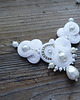 kolie Ślubny naszyjnik soutache z perełkami 5