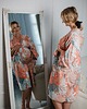 ubrania i akcesoria do karmienia Kimono ciążowe do porodu karmienia dla mam z wiskozy prezent baby shower 5
