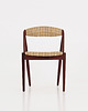 krzesła Komplet czterech krzeseł tekowych, duński design, lata 70, Kai Kristiansen 7