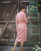 sukienki midi damskie Sukienka LIVIV /peach 3