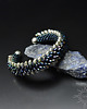bransoletki ze szkła Fenrann, smocza bransoleta cuff, beading 3
