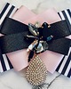 broszki Brosza  z czarną ozdobą w stylu glamour  NEW 4