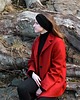 opaski do włosów Czarna elegancka opaska twist z wełny merynosa 1