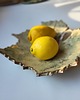 dodatki - różne Ceramiczny liść- podstawka pod biżuterię 1