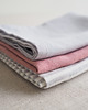 fartuchy kuchenne Ściereczka lniana  DUSTY PINK 1