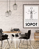 grafiki i ilustracje PLAKAT MORZE Bałtyckie, Sopot, latarnia morska 1