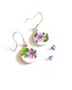 kolczyki ceramiczne Kolczyki ceramiczne w kwiaty 1