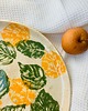 patery i talerze Talerz ceramiczny Tańczące liście 4