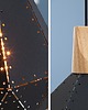 lampy wiszące Lampa wisząca Scandi czarna drewno 28cm 4