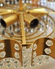 lampy wiszące Żyrandol mosiężny, duński design, lata 70, produkcja: Dania 7