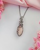 wisiory Naszyjnik Jadeit stal chirurgiczna wisiorek handmade wirewrapping 2