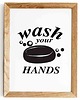 plakaty Plakat motywacyjny z napisem WASH YOUR HANDS 1
