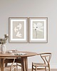 plakaty PLAKAT kwiat, dekoracja ścienna, szary obraz, minimalistyczna ozdoba 3