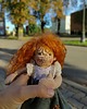 lalki Daphne lalka waldorfska wraz z domkiem Muchomor lalka szmaciana 1