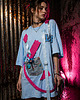 t-shirt damskie Lou Vitou Cyber Y2K Oversize Tee One of One Upcycled S-XL 1