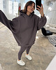 bluza bez kaptura damska Bluza Patchouli cacao kaptur 6