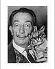 fotografia Fotografia z passe-partout: Salvador Dali i jego ocelot 1