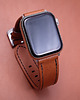zegarki męskie Pasek do zegarka Apple Watch  skórzany  jasny brązowy 6
