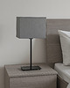 lampy stołowe Designerska lampka nocna do sypialni z abażurem AMALFI 1