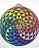 wisiory 6739 długi naszyjnik z wisiorkiem; wisiorek mandala; kolorowa mandala 1