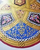 obrazy Elegancki obraz ręcznie malowana MANDALA bordo 1