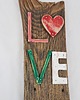 Ozdoby na ścianę Tabliczka LOVE 1