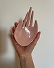 pojemniki na biżuterię Ceramiczna Łapka Handmade Talerzyk na Biżuterię Różowa w Złote Ciapki 3