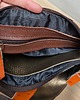 torby na ramię Bucket bag brązowa z pomarańczem 5