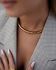 bransoletki - inne Złoty choker ze stali chirurgicznej premium Paraiso Selene 3