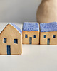 figurki i rzeźby Ceramiczne domki, zestaw 3szt. 3