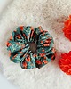 gumki do włosów Scrunchie do włosów, gumka do włosów z wiskozy Zielona jesień MAXI PLUS 1