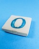 magnesy Ceramiczny magnes, niebieska literka O 2