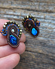 kolczyki soutache Kolczyki soutache Jesienny liść 2