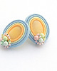 kolczyki soutache Pastelowe lato - mini 4