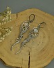 kolczyki wire wrapping Długie kolczyki kamień księżycowy wire wrapping 1