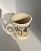 kubki Kubek ceramiczny ręcznie malowany domek z ogrodem 5