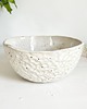 miski i misy Ceramiczna miska - lniana biel 2