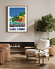 grafiki i ilustracje LAKE COMO - plakat Włochy 3