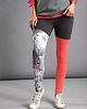 legginsy Legginsy dwukolorowe z nadrukiem Morze 7