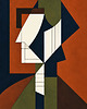 obrazy Abstract face - obraz na płótnie lub plakat 1