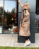 płaszcze damskie PARKA LONG Coffee 2