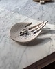 pojemniki na biżuterię Ceramiczna Łapka Handmade Talerzyk na Biżuterię Niebieskie Ciapki 2