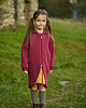 bluzy dla dziewczynki Płaszczobluza KIDS Burgund 4