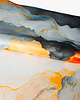 apaszki Średnia apaszka damska jedwabna w abstrakcyjny wzór  65cm x65cm 3