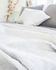 koce i narzuty Lniana Narzuta LIGHT GRAY 3