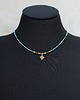 chokery Turkus vol. 48 i diamenty /choker/ naszyjnik - Szlachetna kolekcja 6