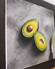 obrazy Awokado Obraz Olejny 40x40 Kuchnia Jadalnia Nowoczesny Loft Avocado 3